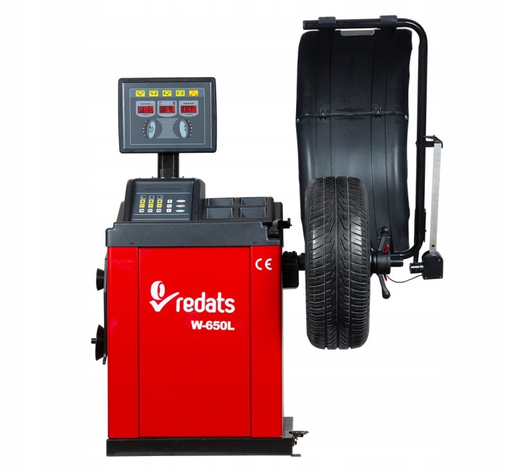 WYWAZARKA VERS ROUES PNEUS AUTOMATE REDATS W-650LA LASER BRAS VERS MESURES ROUES