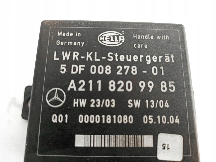MERCEDES-BENZ E W211 2004 RELAIS