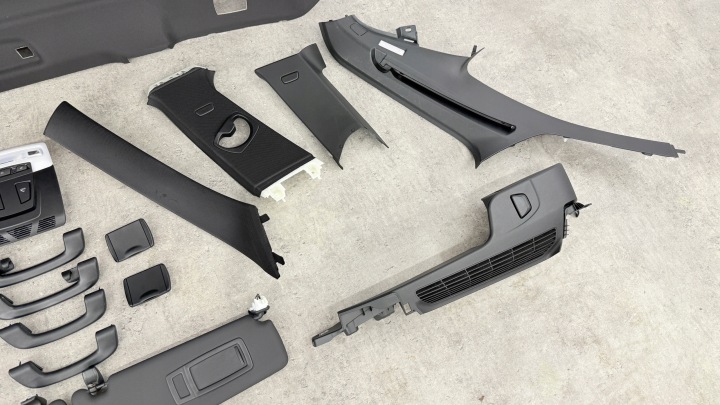 BMW F31 PAVILLON MODULE JEU ENSEMBLE COLONNES NOIRE SANS TOIT OUVRANT