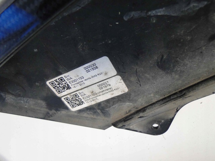 MERCEDES MOULURE BAGUETTES 63 AMG CARBONE SL R231 231