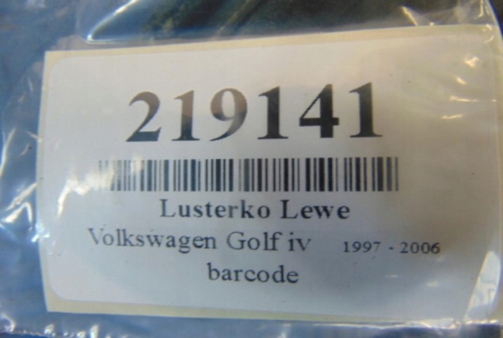 VOLKSWAGEN GOLF IV RÉTROVISEUR GAUCHE 020479