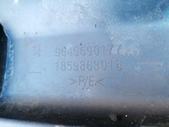 PARE-CHOCS ARRIÈRE ARRIÈRE PEUGEOT 207 HAYON 2006-2012R