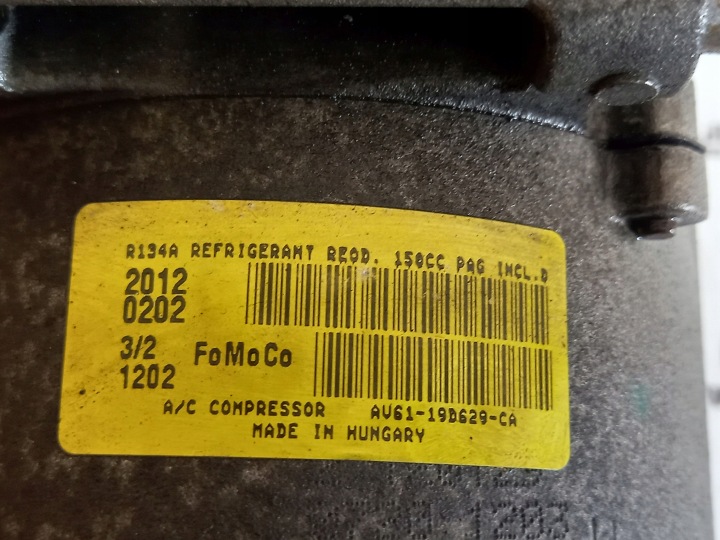 FORD 1.6 ECOBOOST COMPRESSEUR DE CLIMATISATION AV61-19D629-CA