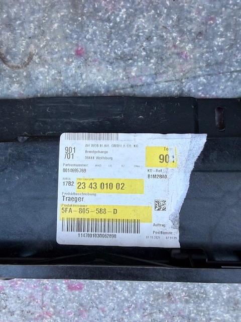 PANNEAU AVANT RENFORCEMENT AVANT CUPRA/SEAT LEON 5FA805588D