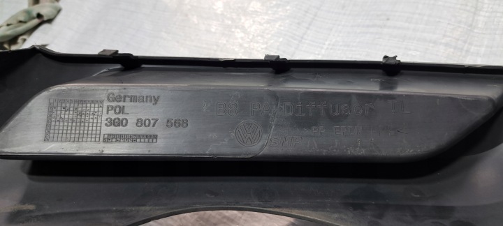 VW PASSAT B8 LIFT DIFFUSEUR PARE-CHOCS ARRIÈRE 3G0807568