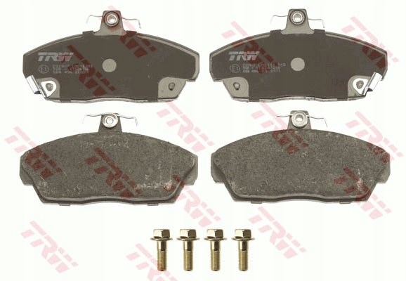 PADS HAM./PRZ/ HONDA CONCERTO -93 /LUC 