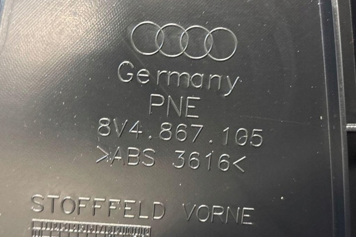COLLECTEUR AVANT DROITS PORTES AUDI A3 SPORTBACK (8PA) 8V4867105 2.0L
