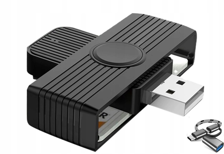 LECTOR MAPAS KIEROWCOW|USB-A ADAPTADOR 2 EN 1 