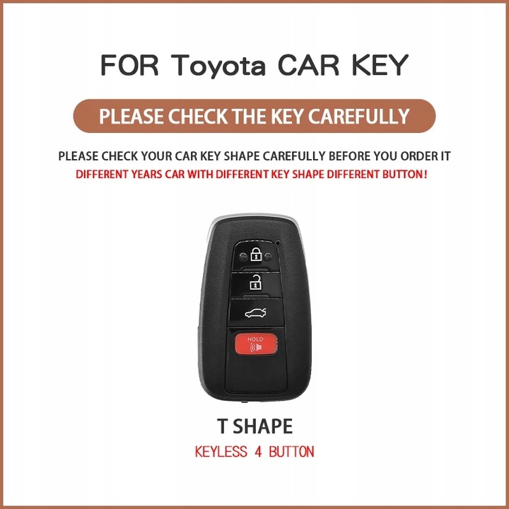 SHRY CAR KEY CASE COVER AL 2019 2020 2021 2022 TOYOTA HIGHLANDER CAMRY RAV4 