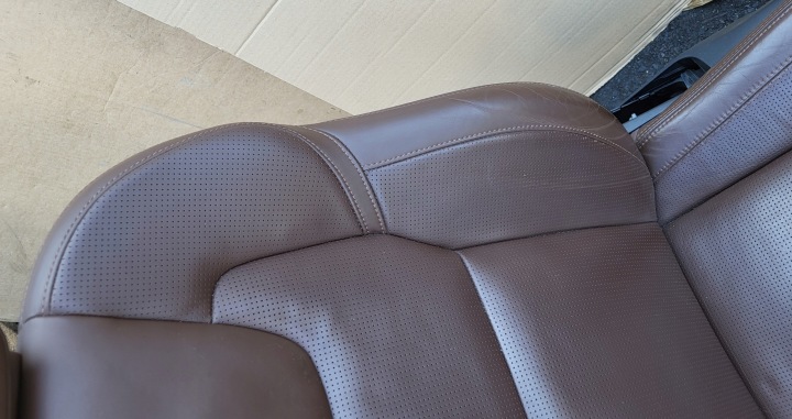 SIÈGE AIRBAG GAUCHE AVANT CONDUCTEUR VOLVO XC60 XC-60 II 2 CUIR BRONZE EUROPE