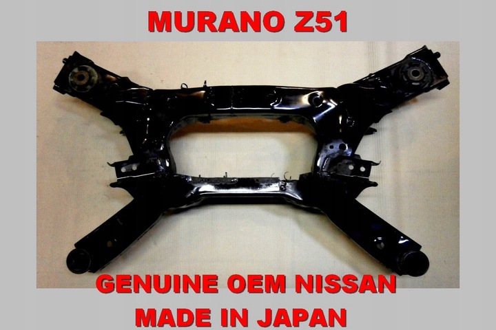 REAR SUBFRAME BEAM SUB-FRAME SUSPENSION REAR ORIGINAL NISSAN MURANO Z51 JAPAN 
