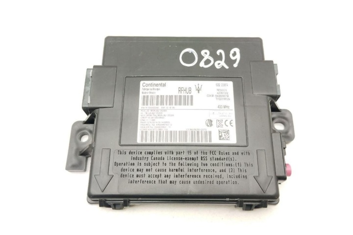 MODULE COMMANDE KEYLESS MASERATI LEVANTE SUV (M161) 670101219 GASOLINE