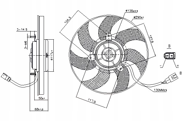 VENTILADOR DEL RADIADOR L/P AUDI A1 A3 TT SEAT ALTEA ALTEA XL IBIZA IV 