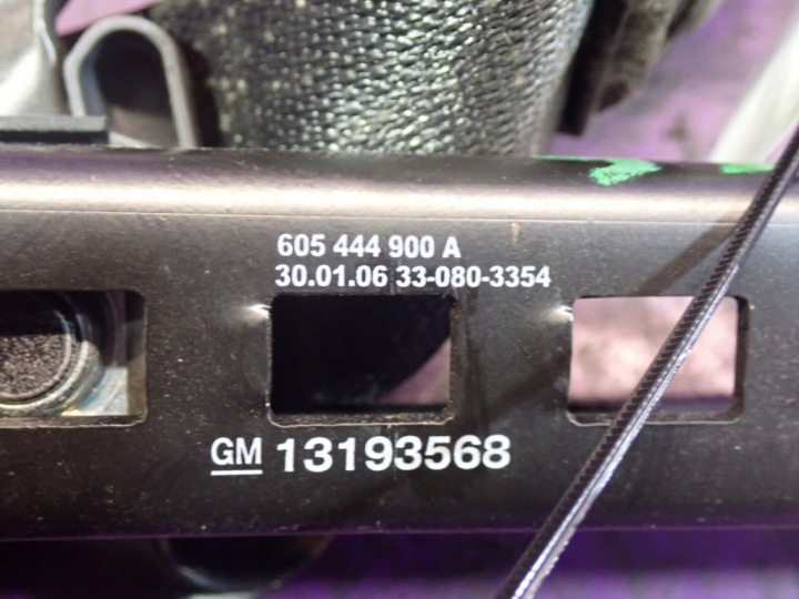 OPEL ZAFIRA B II 05-10 CEINTURE DE SÉCURITÉ DROIT ARRIÈRE 13242320