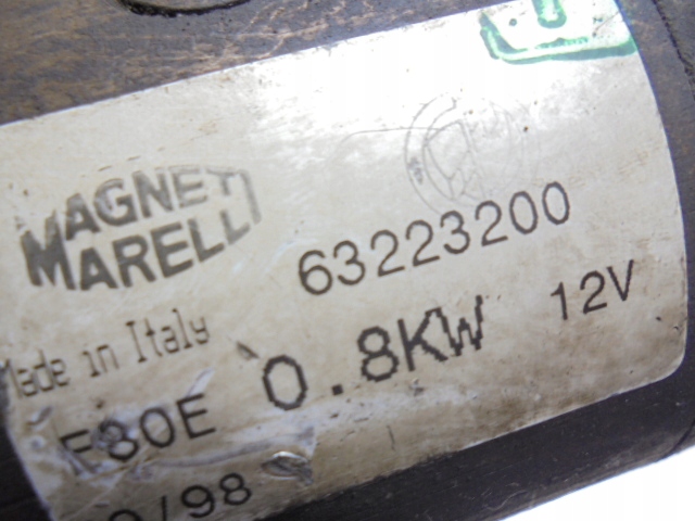 FIAT PUNTO I DÉMARREUR 63223200 1,1 8V