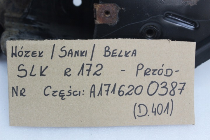 MERCEDES R172 SLK W172 CHÂSSIS BERCEAU CHÂSSIS AVANT POUTRE A1716200387