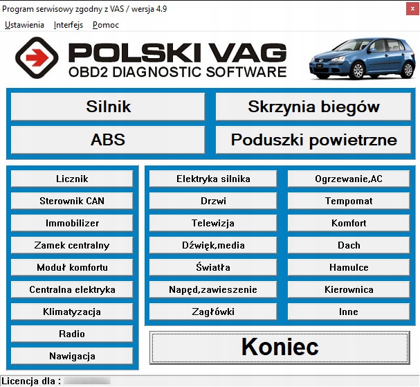 VW, AUDI, SEAT, SKODA ODCZYT I KASOWANIE ERREURS +KODOWNIE SERVICE 1989-04