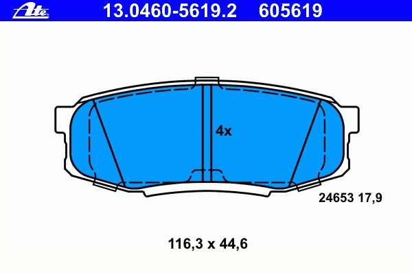 PLAQUETTES FREIN LEXUS LX TOYOTA LAND CRUIS KIT NIEZBEDNIK CONDUCTEUR #1