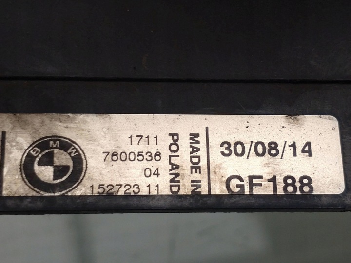 BMW 3 F30 F35 F31 FIXATION CHÂSSIS RADIATEUR GAUCHE 7600536