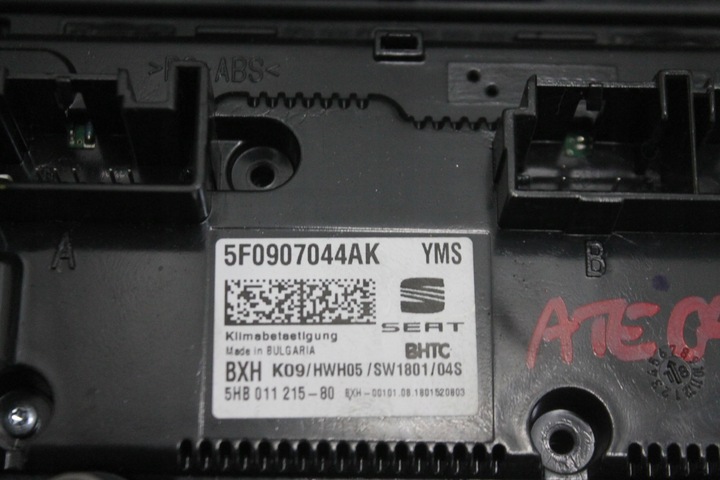 PANEL DE EMERGENCIA UNIDAD DE CONTROL DE ACONDICIONADOR 5F0907044AK SEAT ATECA 16-21 