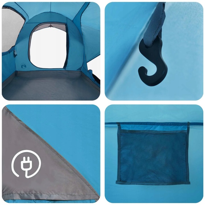 TENTE AUTOMOBILE AVEC TOIT BLEU 239 X 210 X 210 CM