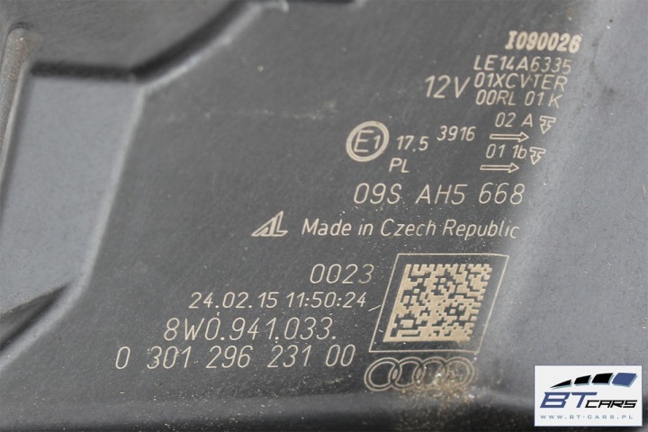 AUDI A4 PHARES AVANT COMPLET LED PHARE 8W0941033 8W0941034 8W0 941 033