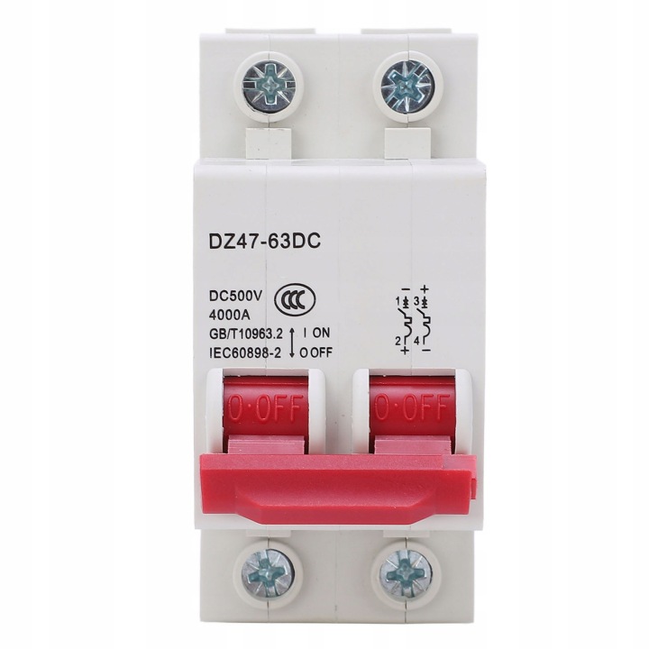 DC 500V OBWOD FOTOWOLTAICZNY 2P PRZEACZNIK AIR DANS CELU 3Z