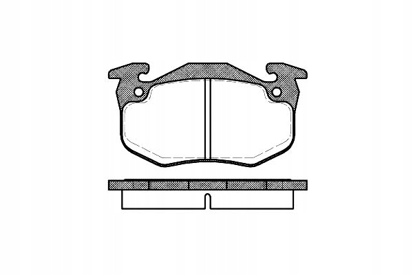 PADS BRAKE REMSA 7701202227 7701202710 77012 photo 2 - milautoparts-fr.ukrlive.com