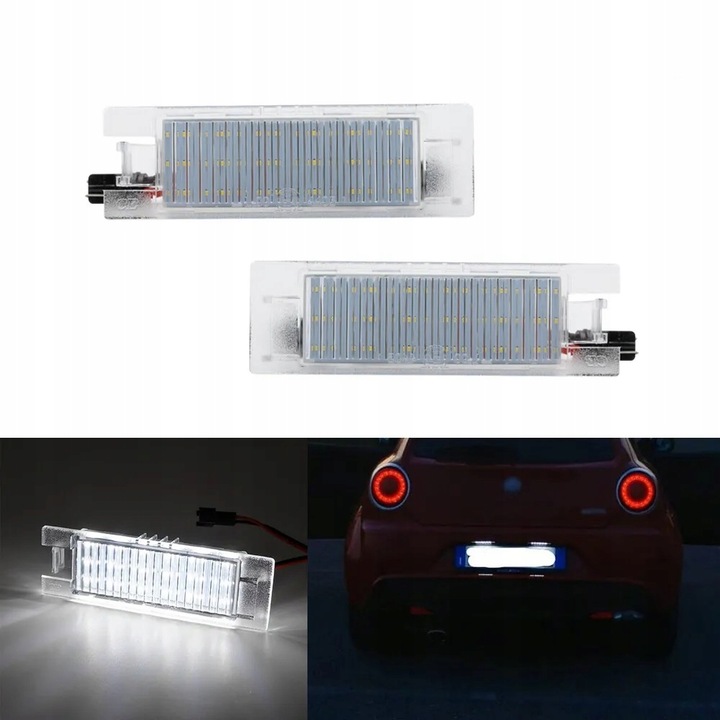 DIODO LUMINOSO LED ILUMINACIÓN RETROILUMINACIÓN TABLAS ALFA ROMEO BRERA 2005-2010 MITO 2008+ 