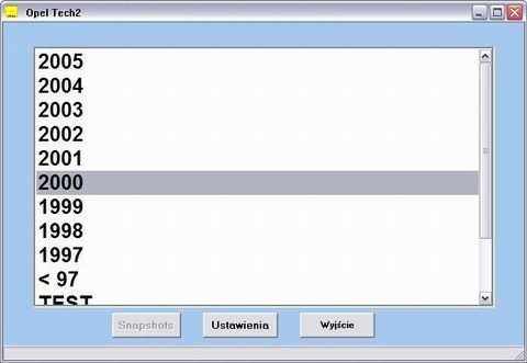 MÓDULO DIAGNOSTYCZNY OPEL T2+ MODELOS 1996-2004 