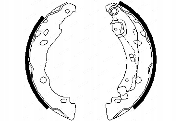 FERODO ZAPATAS DE TAMBOR DE FRENADO JUEGO DACIA LOGAN LOGAN EXPRESS LOGAN II 