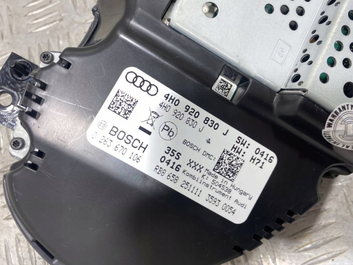 AUDI A8 S8 D4 4H 2012 COMPTEUR COMPTEUR DE VITESSE 4H0920830J