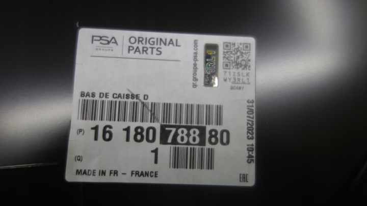 CITROEN C3 III 3 17- 21 SEUIL POTEAU DROIT NEUF