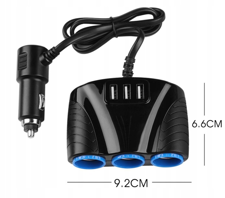 DISTRIBUIDOR ENCAJES ENCENDEDOR 12V 24V USB 3,1A 