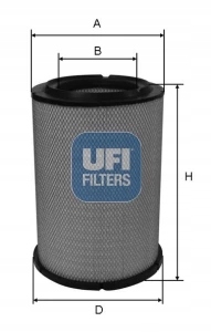 UFI 27.A46.00 FILTRE D'AIR photo 2 - milautoparts-fr.ukrlive.com