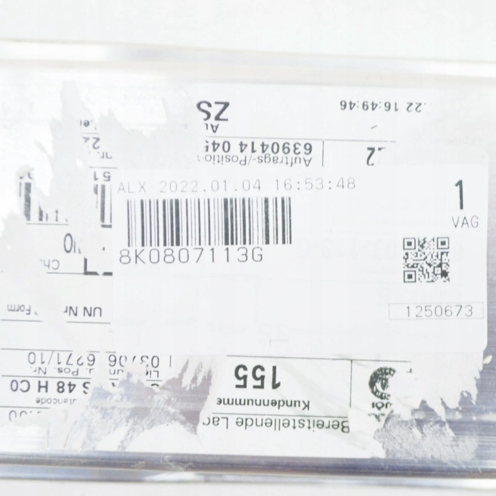 AUDI A5 SPORTBACK 8T PARE-CHOCS AVANT PARE-CHOCS 8K0807113G