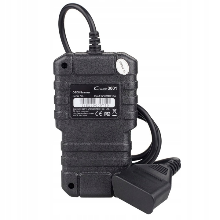 CR-3001 INTERFACE SKANER ERREURS KASOWANIE OBD-2