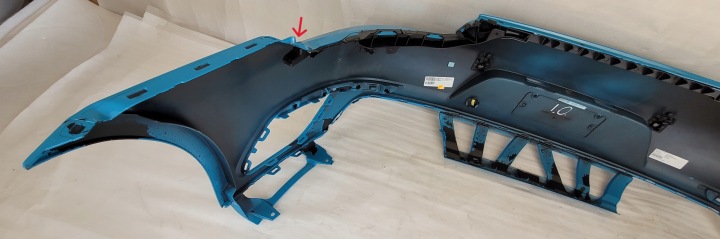 PARE-CHOCS ARRIÈRE ARRIÈRE PORSCHE CARRERA 911 991 TURBO AVEC 2016- 99150541120
