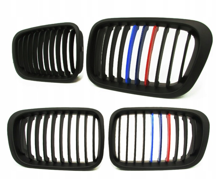 CALANDRE RADIATEUR PL CALANDRE GRILLE GRILLE GRILLES BMW E46 4D MATT M-COLOR!!