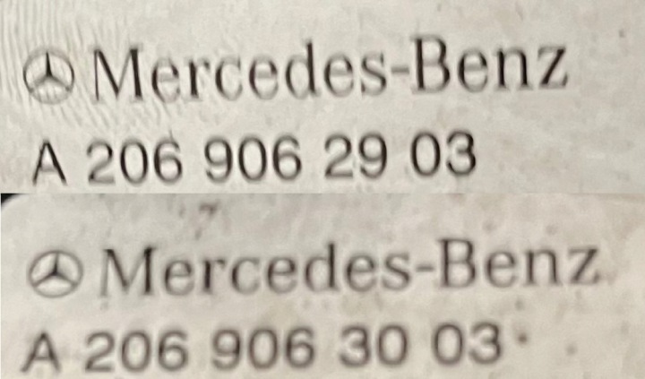 PARFAIT KPL.PRZOD MERCEDES MERCEDES W206 DIGITAL DANS COULEUR 197 1