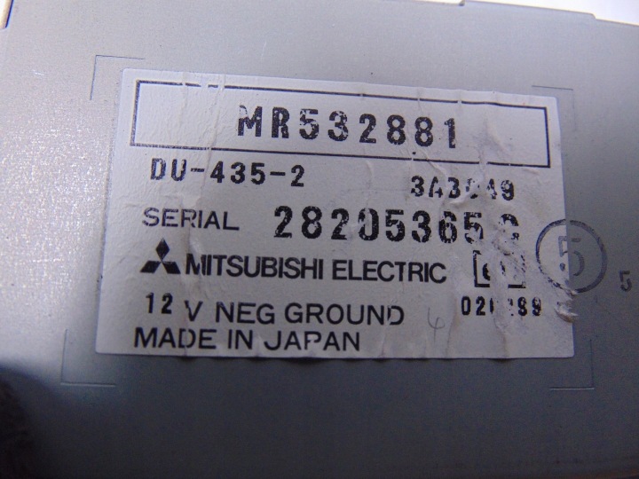 MONITEUR ÉCRAN MITSUBISHI PAJERO III MR532881 EUROPE