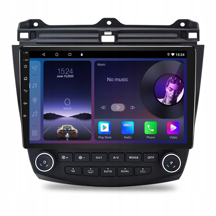 RADIO 2 DIN ANDROID 13 HONDA ACCORD VII 7 2003-2008 CARPLAY DSP WIFI 2G/64G 