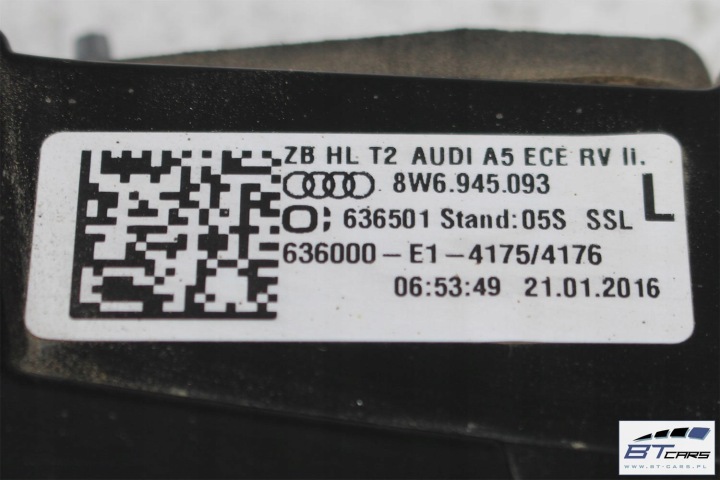 AUDI A5 SPORTBACK PHARES LED ARRIÈRE FEUX ARRIÈRE 8W6945091 8W6945092 8W6945093 8