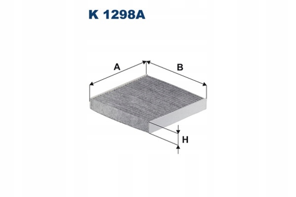 FILTRON K 1298A FILTR, VENTILACIÓN PRZESTRZENI PASAZERSKIEJ 