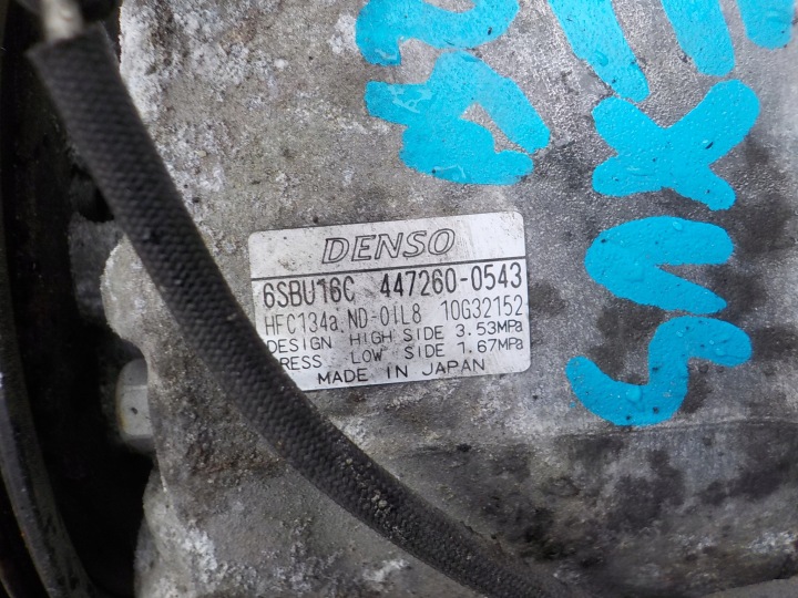 LEXUS IS II 06- 2.5 V6 4GR COMPRESSEUR DE CLIMATISATION 447260-0543