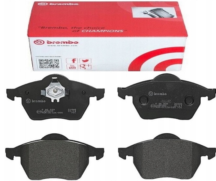 12650383242 BREMBO PADS BRAKE CITROEN C4 PICASSO 06 milautoparts.es