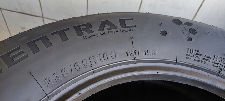 TIRES 235/65/16C GREENTRAC POWERFUL 121/119R 2024R 2 PCS. 3 YEAR WARRANTY 