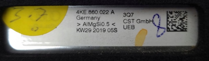BARRES DE TOIT AUDI E-TRON 4KE 4KE860021A 4KE860022A