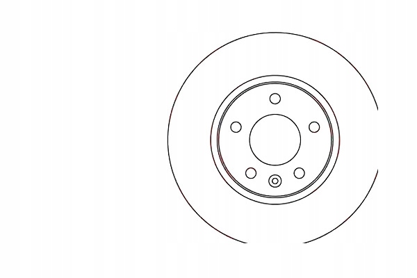 DISCS BRAKE 2 PCS. OPEL FRONT ASTRA 09- TRW 