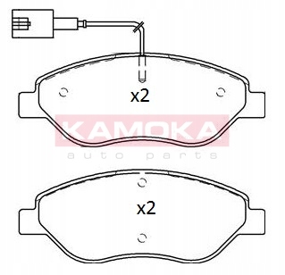 DISCOS ZAPATAS PARTE DELANTERA KAMOKA FIAT STILO 